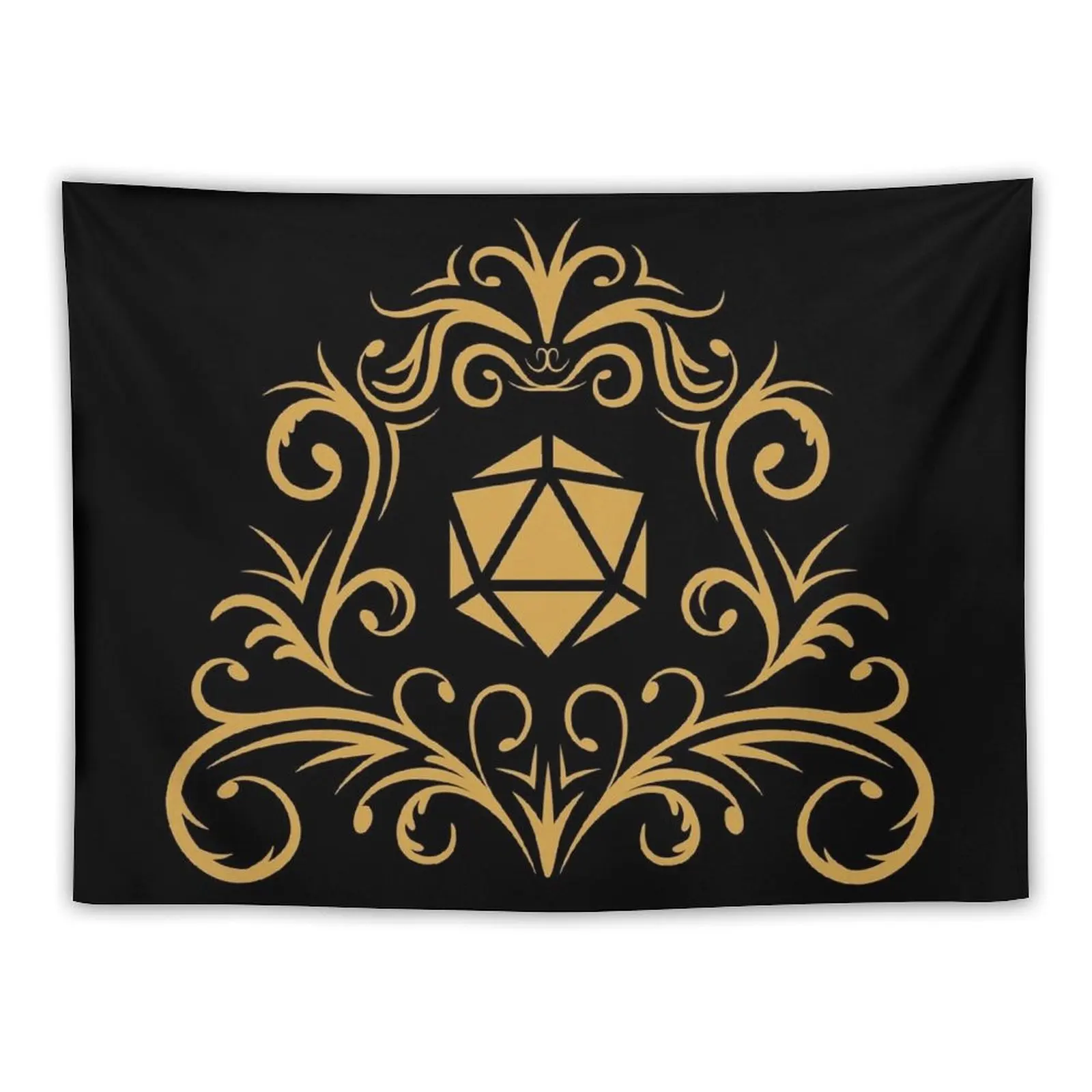 

Tribal Polyhedral D20 Dice Tabletop RPG Gaming Tapestry Outdoor Decor Home Supplies Tapestry
