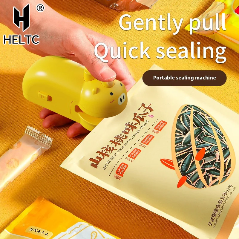 

Heat Sealing For Cookies Vacuum Bag Sealing Machine Portable Rechargeable Multi-Functional Vacuum Food Sealant With Cute Animal