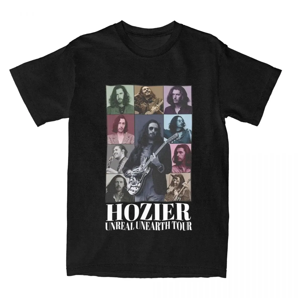 Hozier Music 2024 Tour Vintage UnReal UnEarth Men Women's T Shirts Merch Creative Tee Shirt T-Shirts Pure Cotton New Arrival