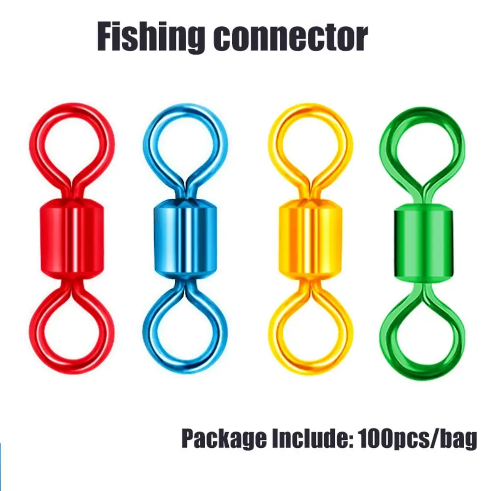 

Safety Snap Stainless Steel Solid Rings Sea Fishing Fishing Swivels Fishing Hook Connector Rolling Swivel Ball Bearing Swivel