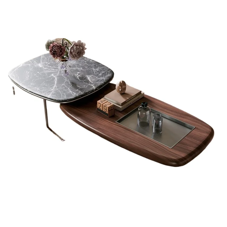 

Light luxury medium and ancient style living room size, retro and simple 49 tea table combinations