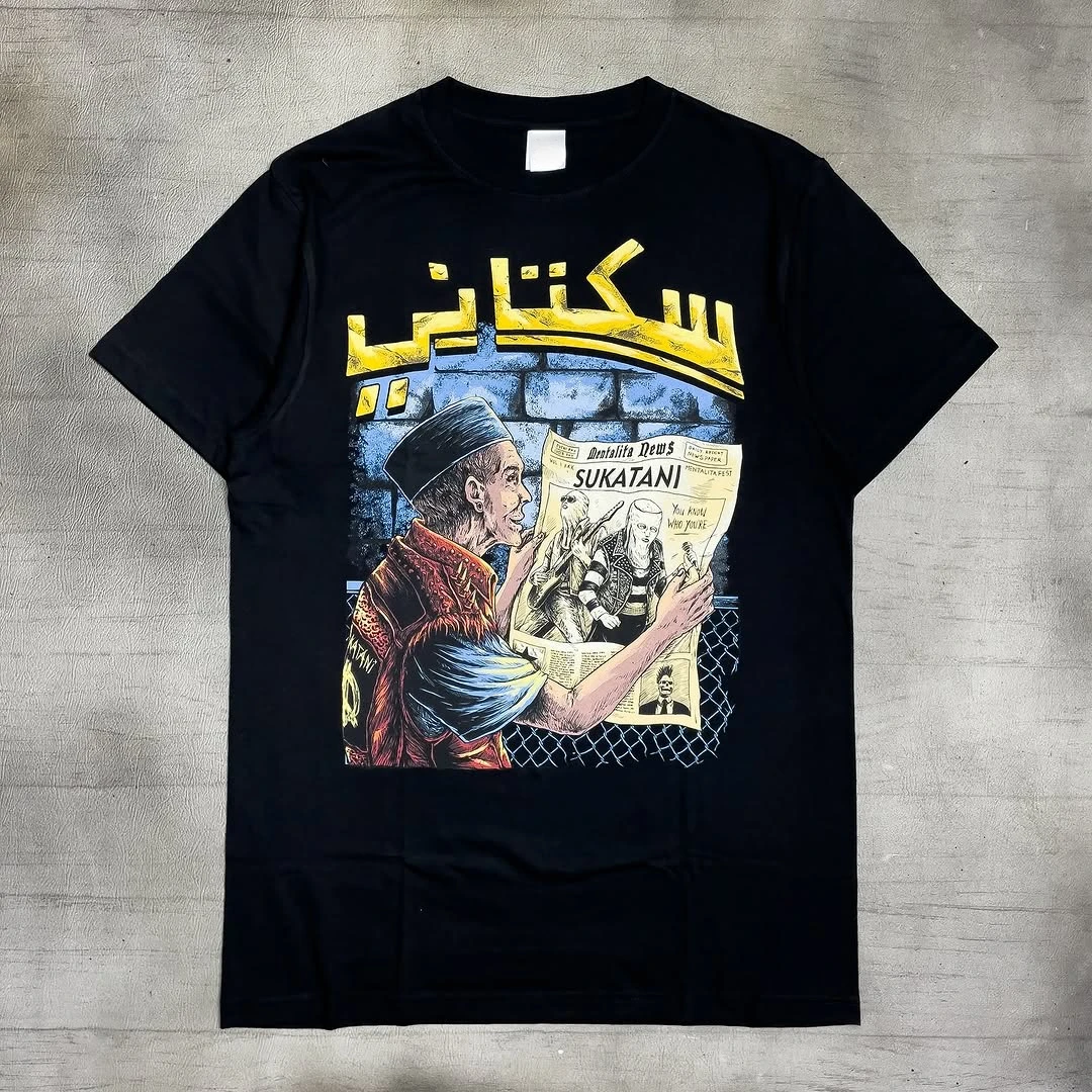 Camiseta deportiva con estampado de colores para hombre y mujer, camisetas holgadas y transpirables con personajes de dibujos animados de cómic, significado Medieval Retro
