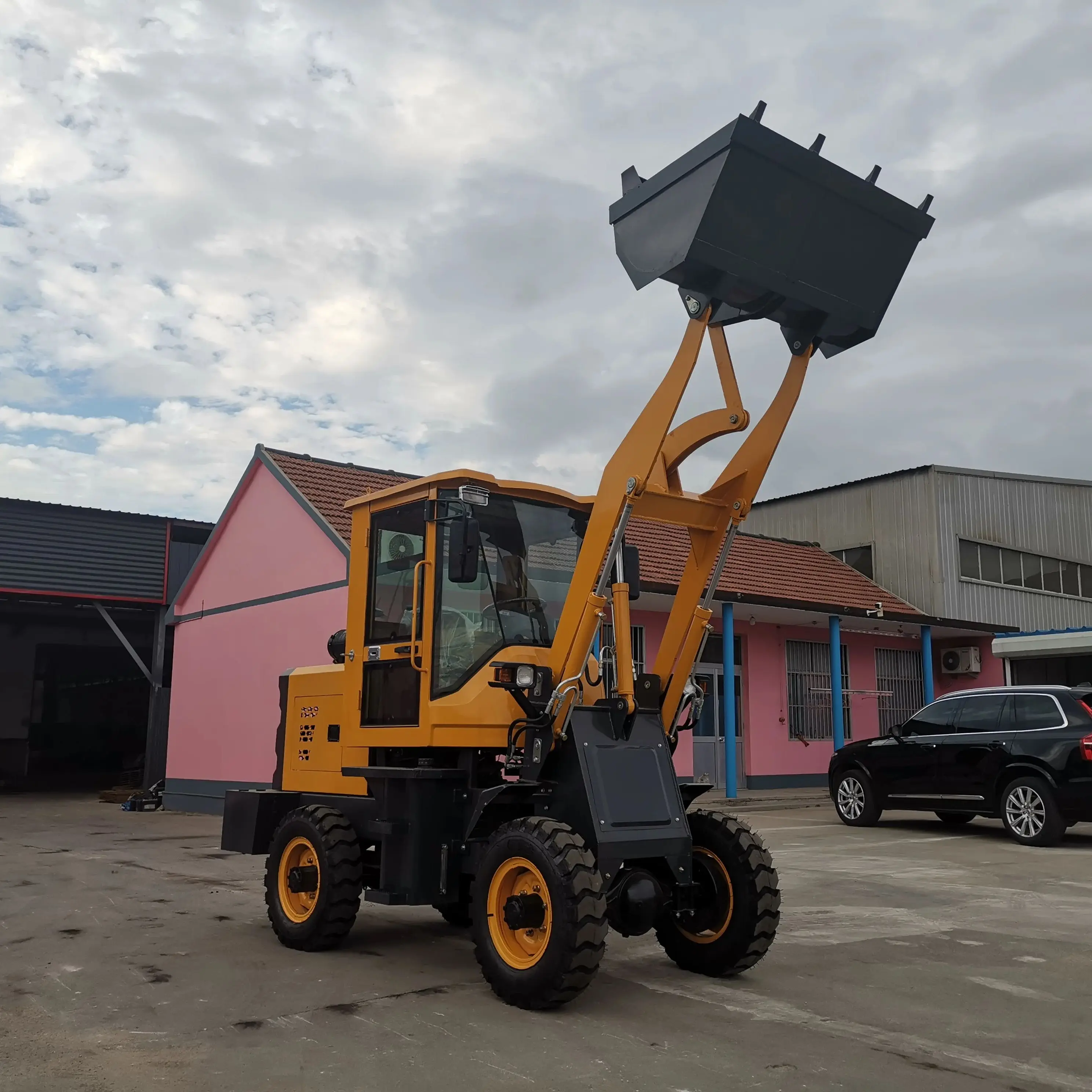 Chargeuse sur pneus chinoise 2t 2.5t 3t1.5 tonnes, petit chargeur à bras télescopique articulé, micro chargeuse sur pneus de grande capacité