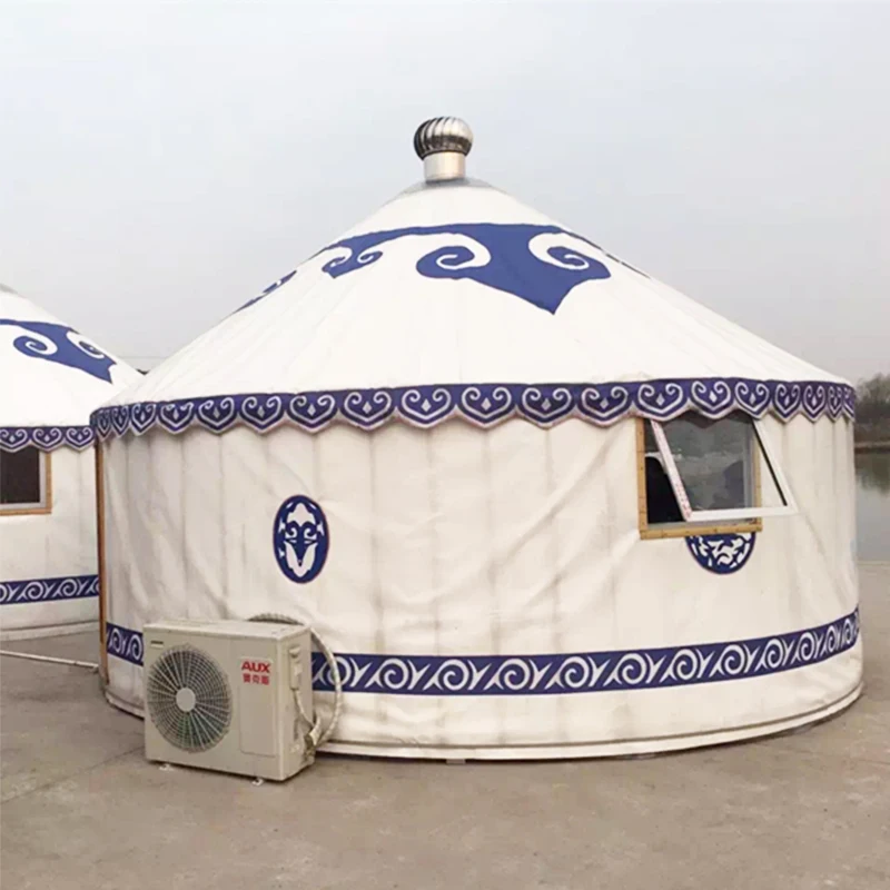 

31 Square Meters Outdoor Luxury Mongolian Yurt Safari Tent