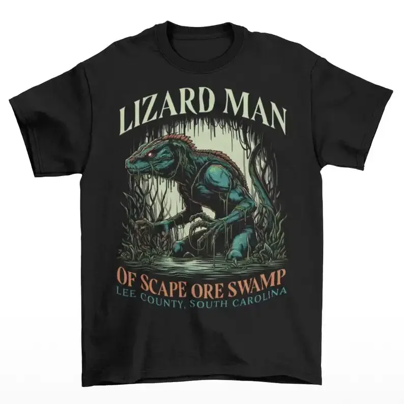 Lizard Man Of Scape Ore Swamp T-Shirt - Cryptid Shirt - Cryptozoology Tee - Cryptid Gift