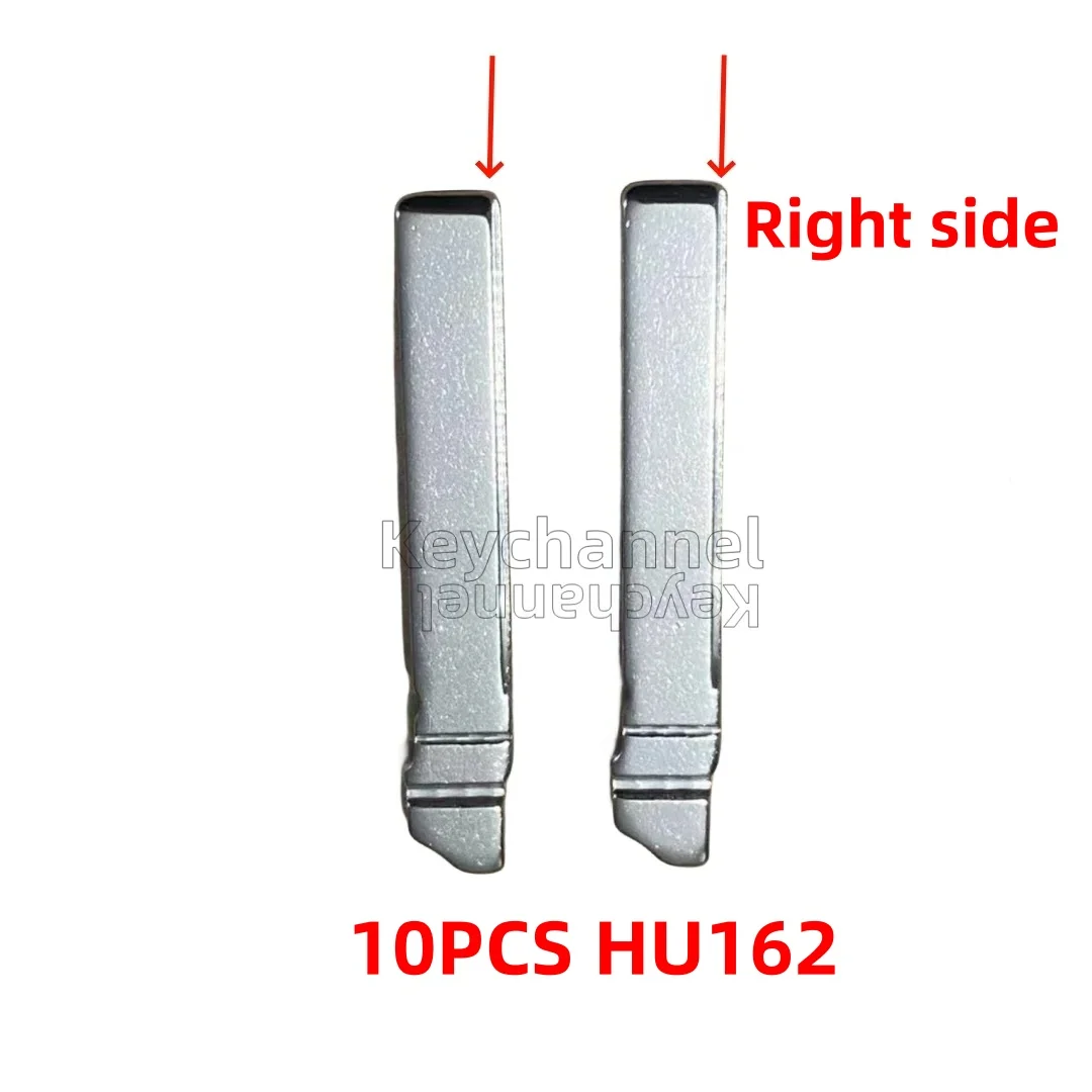 Key channel 10 teile/los hu162t original auto fernbedienung schlüssel blatt flip blank hu162 rechts klinge für golf jetta sitz skoda schlüssel blatt