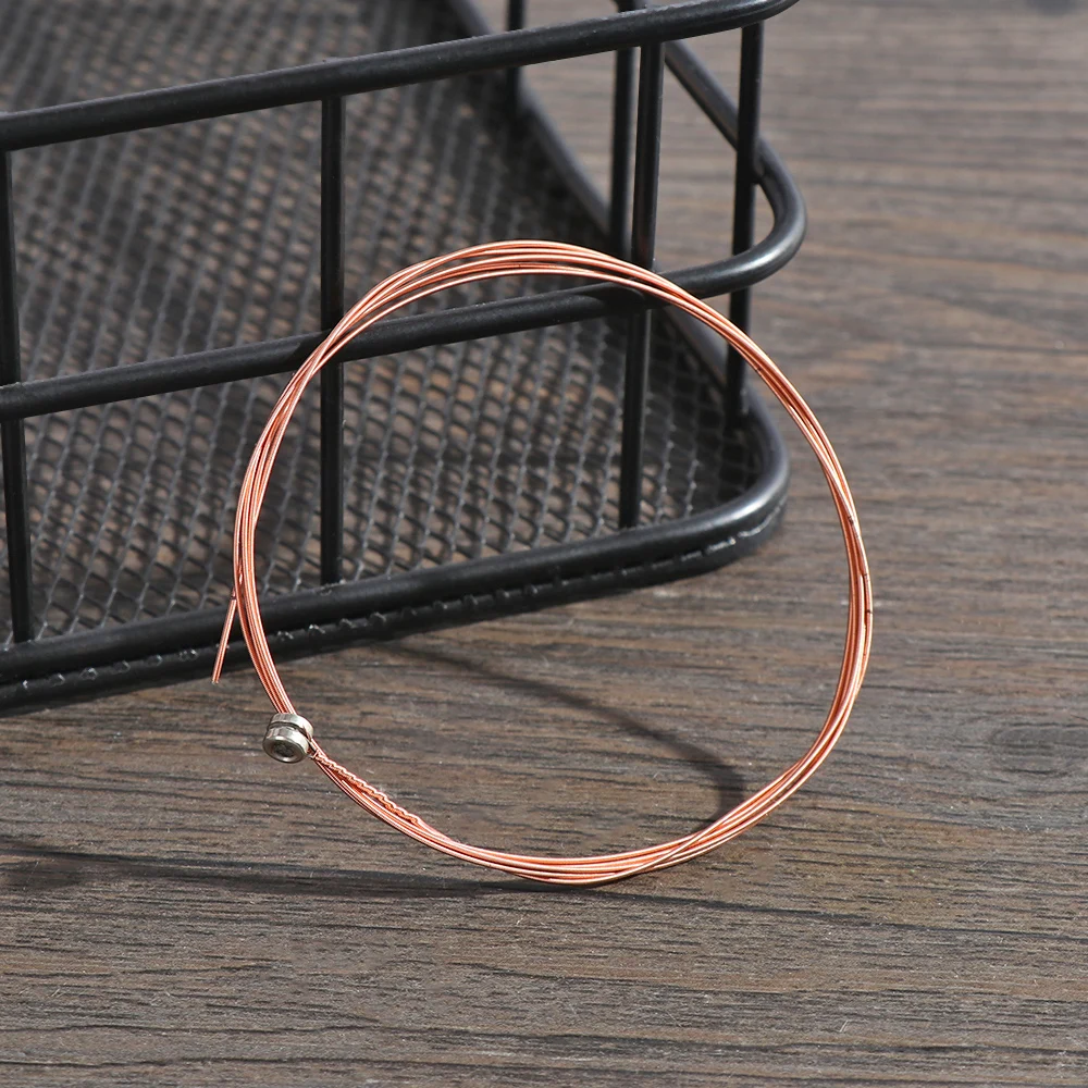 Stainless Steel Copper Classical Acoustic Guitar Strings Bronze Color 3 Styles Folk Guitar Strings