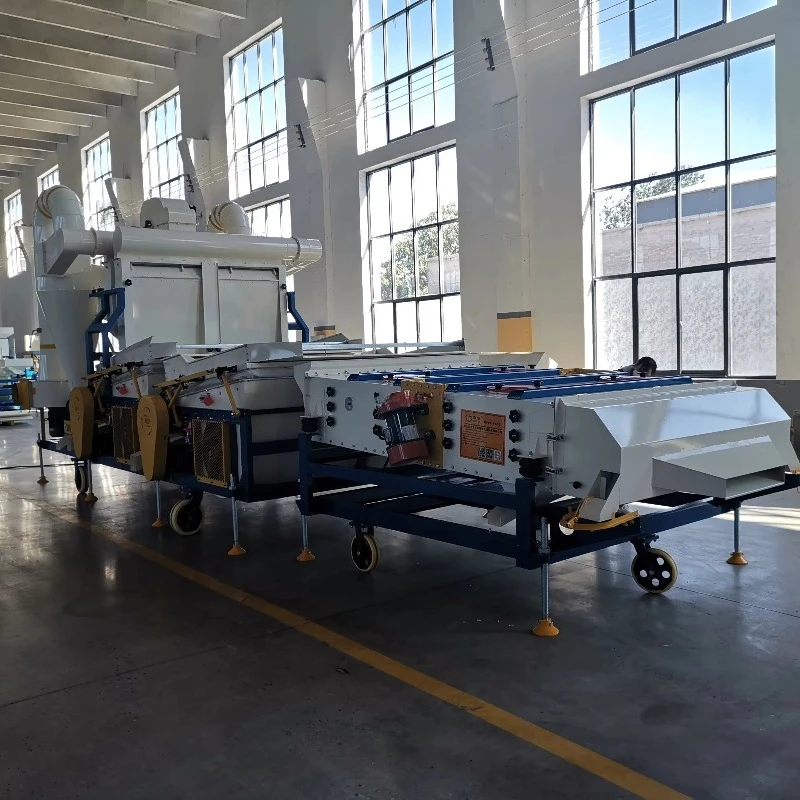 Sunflower Seed and Rapeseed Cleaning Machine with Double Gravity Table for Oil Seed Processing Applications