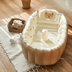 Korean-Style Portable Inflatable Baby Bathtub Indoor Children's Swimming Pool Children's Home Bath Basin Baby Inflatable Bathtub