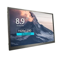 9 inch USB-C HDMI Touch Portable Display, 1920x1600 IPS Display Portable Monitor, 8.9