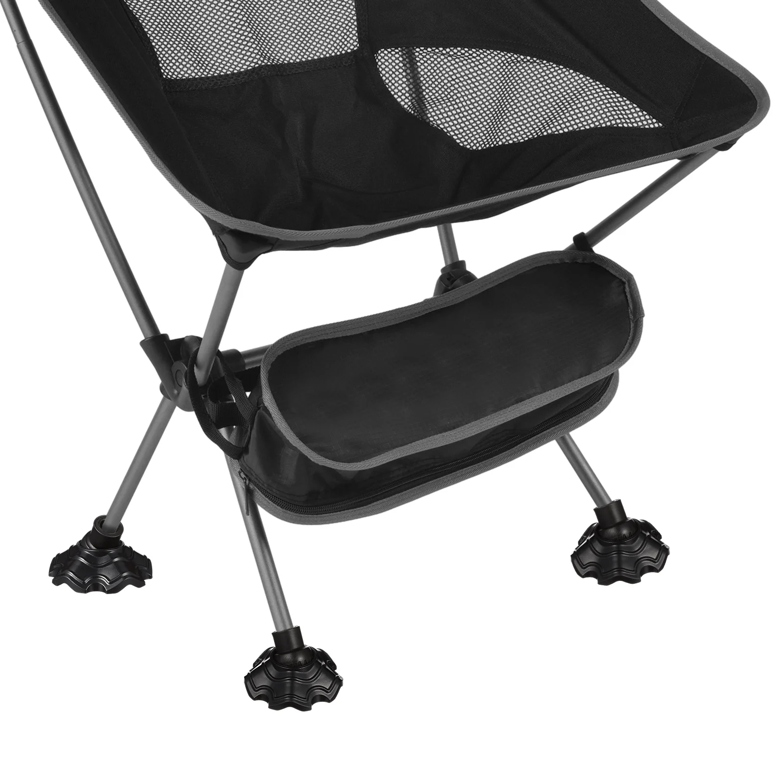 4 pezzi Protezioni per il pavimento delle gambe della sedia Coperture antiscivolo ispessite per tavolo da sgabello da campeggio Uso esterno Pinne a rana Design Anti-fauve