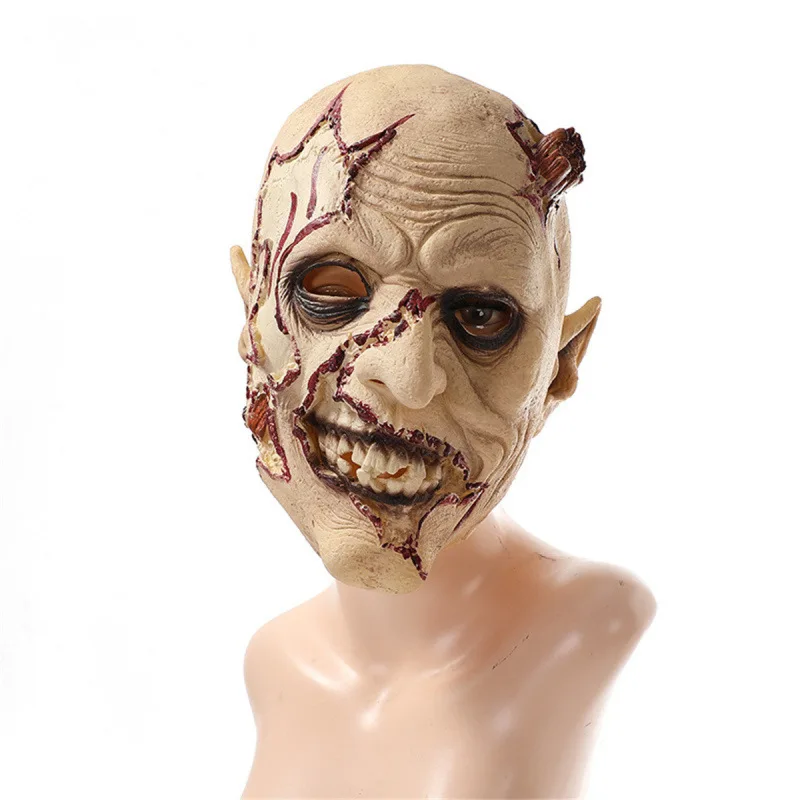 

Halloween Festival Horror Trick Ball Movie Surrounding Demons Bleeding Teeth Mask Props Mask Headsets Ghostface