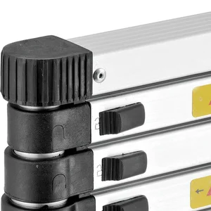 سلم 7 خطوات 8 خطوات 2.6 م 2.9 متر سلم مستقيم صناعي قابل للطي تلسكوبي مستقر غير قابل للانزلاق سلم ألومنيوم منزلي أعلى 10 مبيعات سلم الألومنيوم 8 أمتار - No4