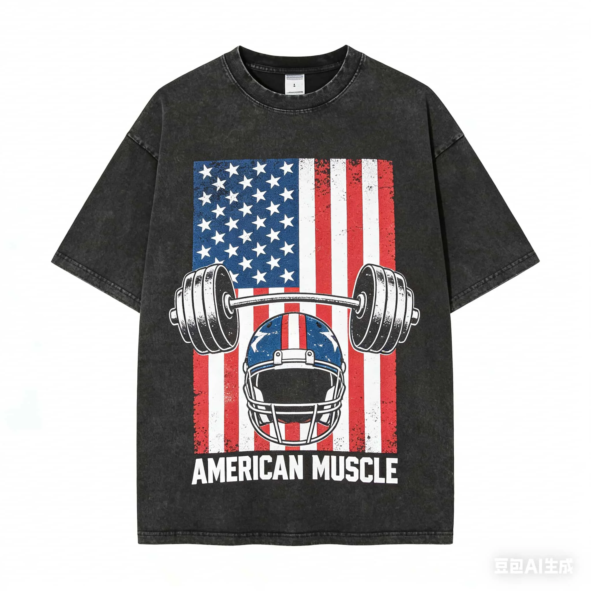 

Футболка унисекс из стираного хлопка для спортзала, с коротким рукавом, круглым вырезом, эластичная, быстросохнущая, свободного кроя, для фитнеса, тренировок и повседневной носки