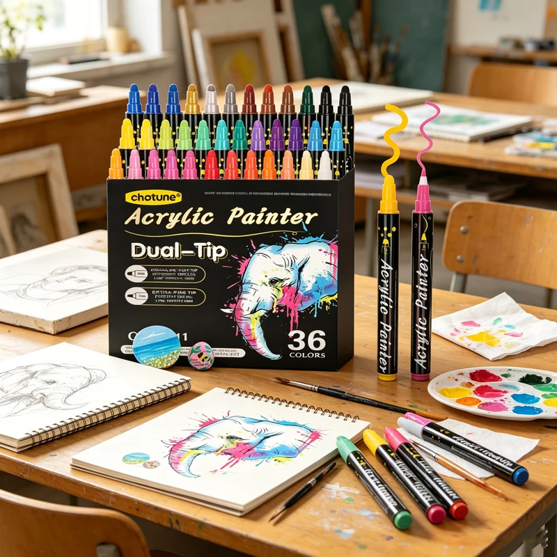 ปากกาเพ้นท์อะคริลิคแบบหัวคู่ 1 - Copic Marker Classic บทวิจารณ์และราคา