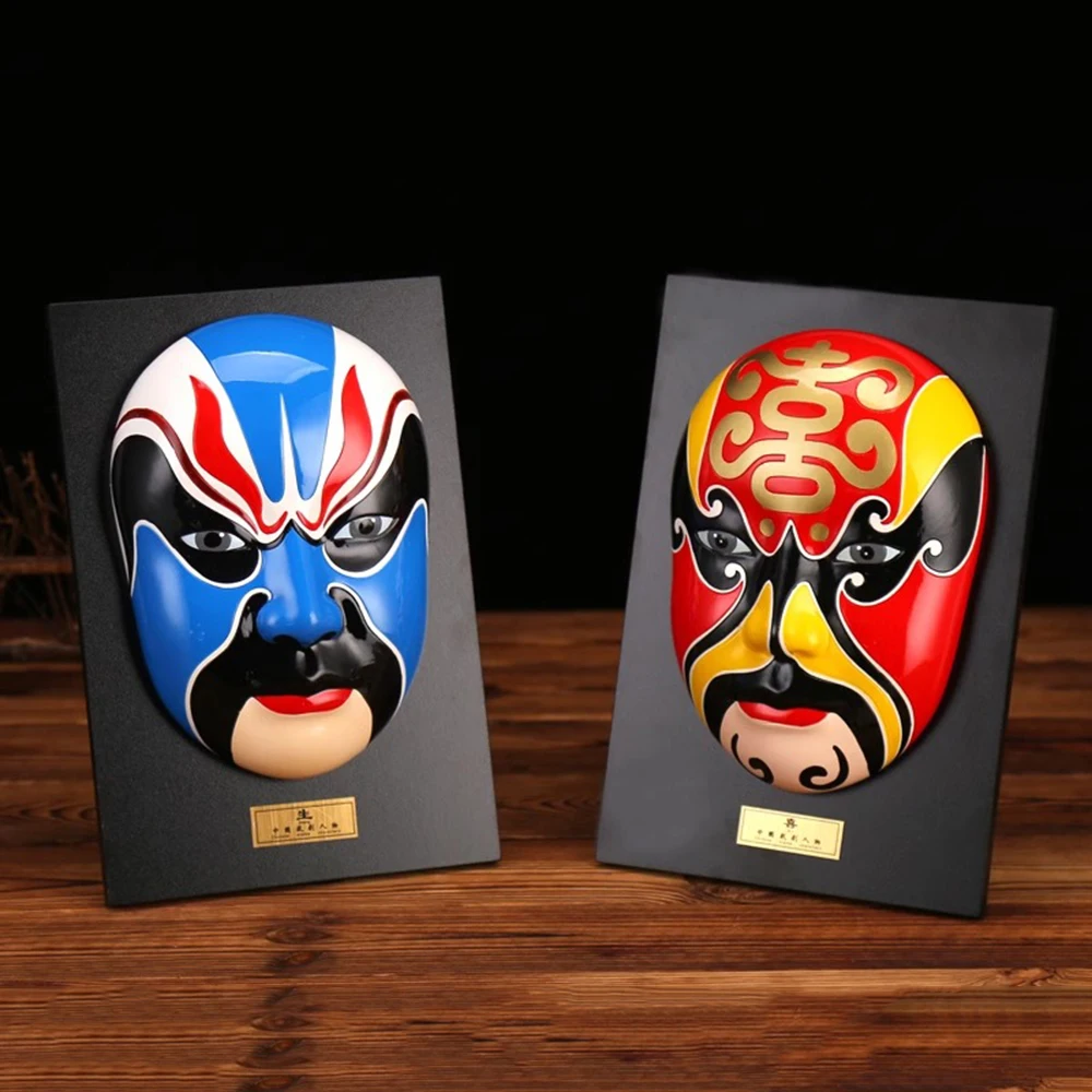 Große Peking-Opern-Masken, Wanddekoration für Hotel-Hotpot-Restaurants, Theatermaskenbehänge, Ornamente im chinesischen Stil