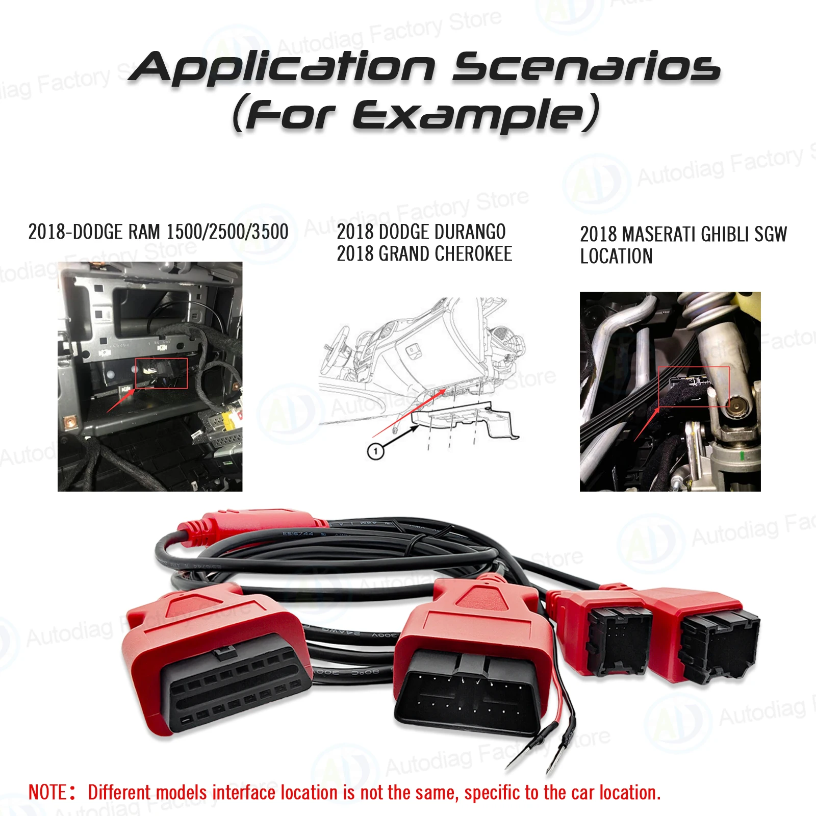 SGW Bypass-Kabel für FCA 12+8 Pin Sicherheits-Gateway-Modul Bypass-Adapter für Chrysler/Dodge/Ram/Jeep/Fiat/Maserati Programmierkabel – Detail 7