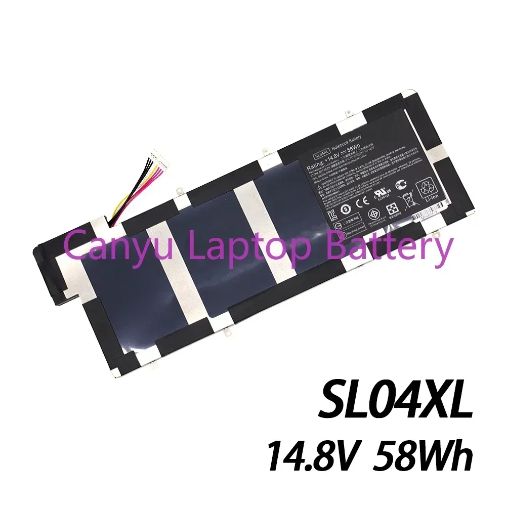 SL04XL   For HP Envy Spectre 14-3000 HSTNN-IB3J 665054-151 665460-001 665054-171 665054-271 TPN-Q105 14.8V 58Wh Laptop battery