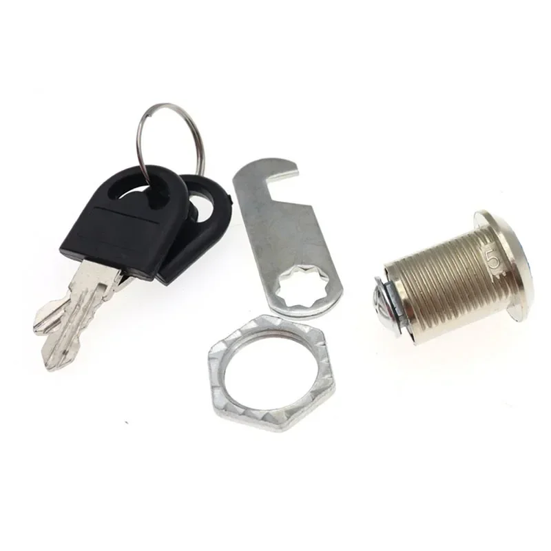 10/16/20/25/30/35/40mm Drawer Locks With 2 Keys Lock Cabinet Mailbox Drawer Lock For Office Desk Letter Box Cam Locks