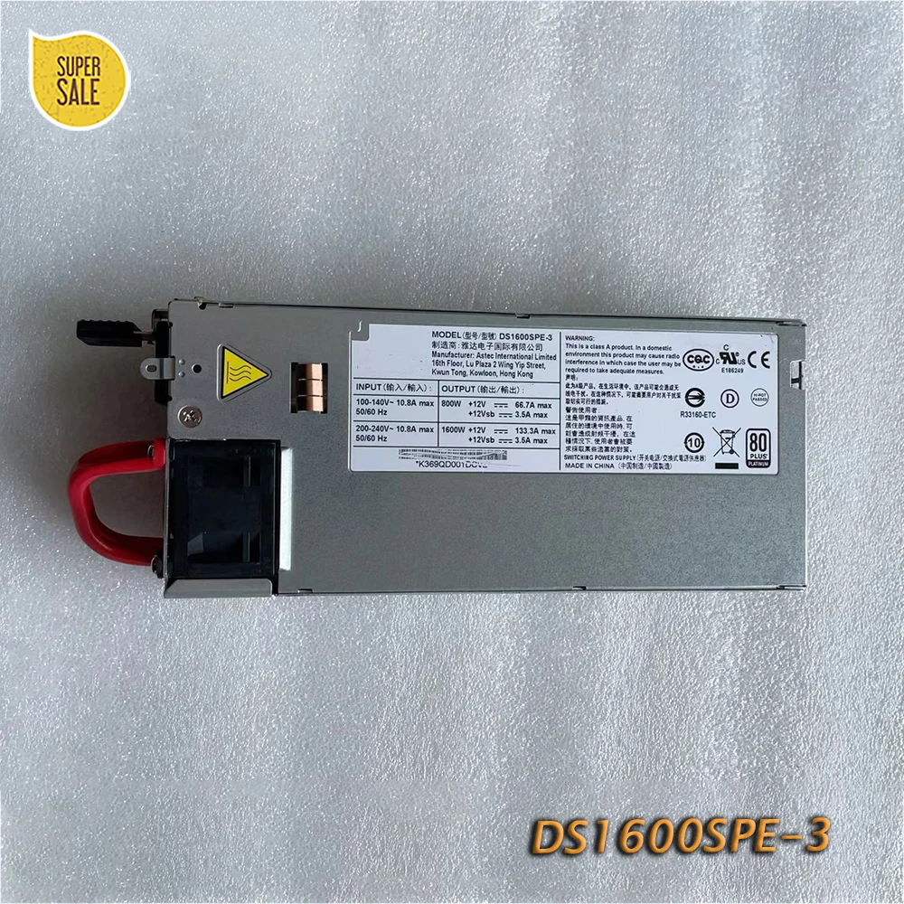 DS1600SPE-3-407 DS1600SPE-3 POWER SUPPLY EC Network Machine Power 1600W