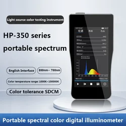 HP-350Stroboscopic analizzatore di spettro, illuminometro di temperatura del colore, illuminometro di prova della luce blu, HP-350F