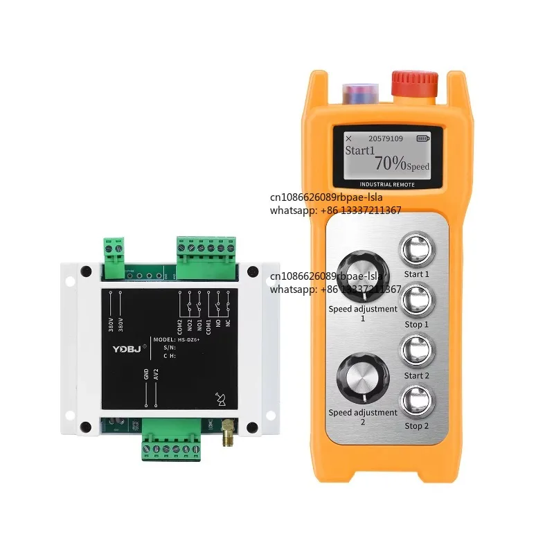HS-DZ6 4 Button Single Speed Crane Forklift Electric Winch Industrial Wireless Remote Control New Design