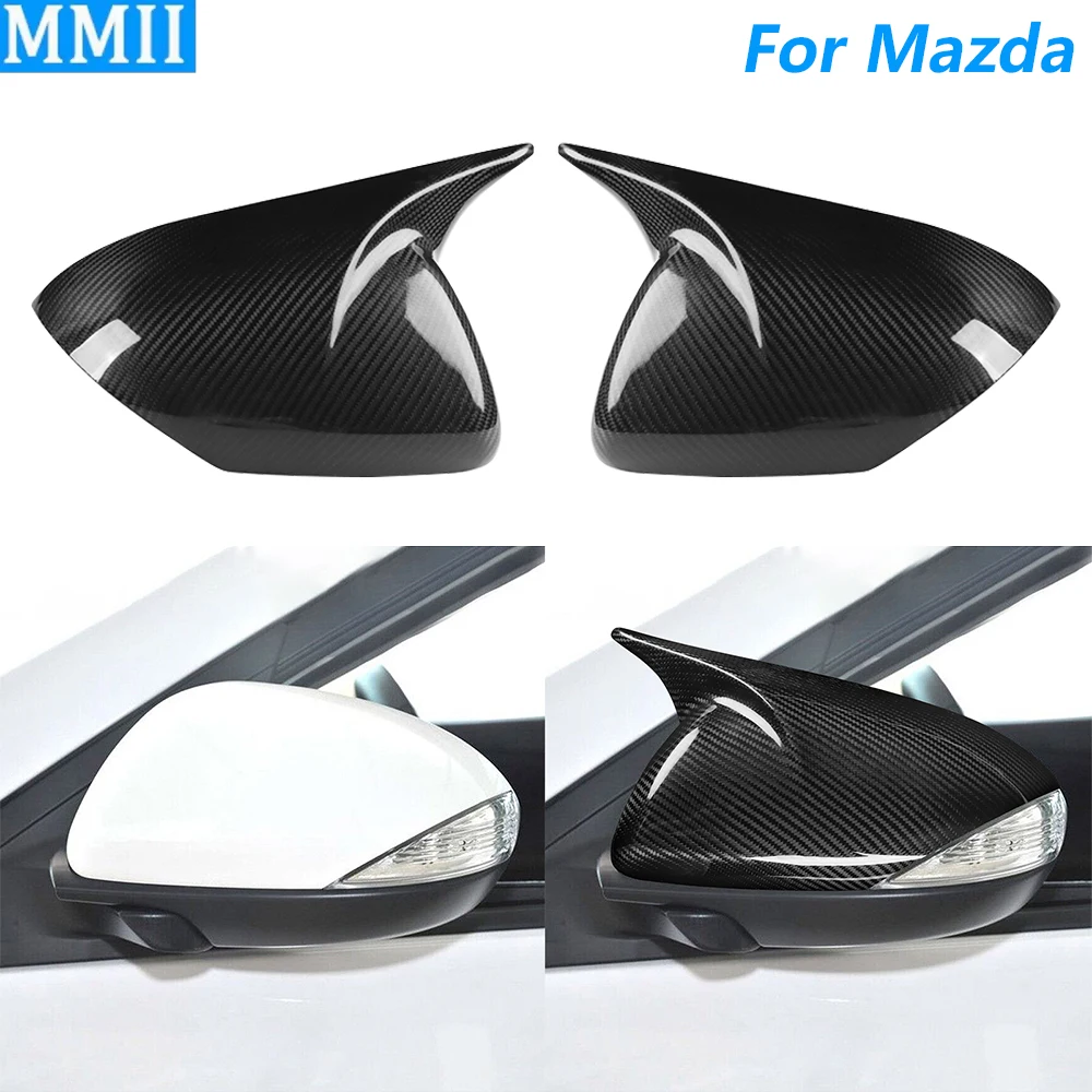 

Для Mazda 3 Axela 2010-2013 настоящее сухое зеркало заднего вида из углеродного волокна, панель, декоративные автомобильные аксессуары, модификация, украшение