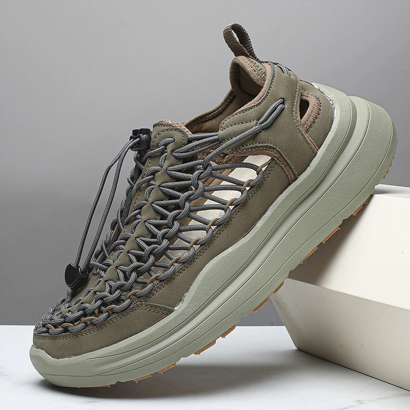 Chaussures de sport d'été pour hommes et femmes, baskets de luxe originales de créateur, baskets de randonnée respirantes à plateforme pour hommes
