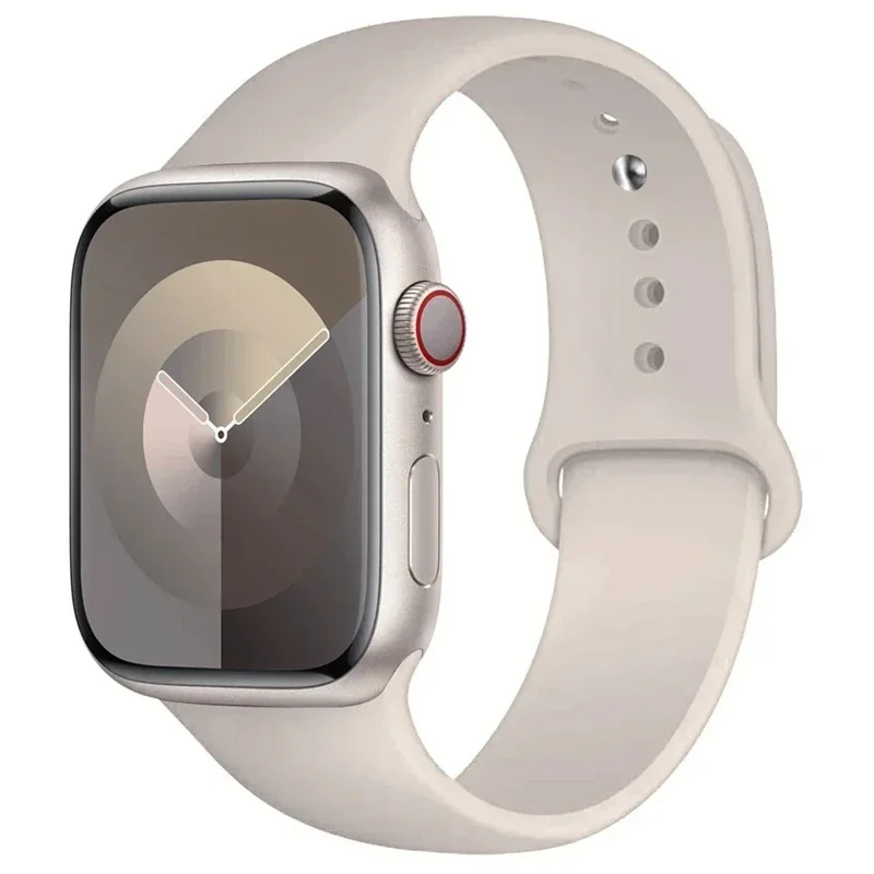 Silikon-Sportarmband für iWatch Serie 11 10 9 8 7 6 5 SE Ultra3 Armband für Apple Watch 44mm 45mm 49mm 46mm 38/40/41/42 mm Band