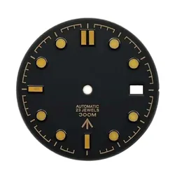 31mm Blue Luminous Watch Dial for NH35 Movement Modified Part Replacement Dials Diving Watches Accessories No Logo