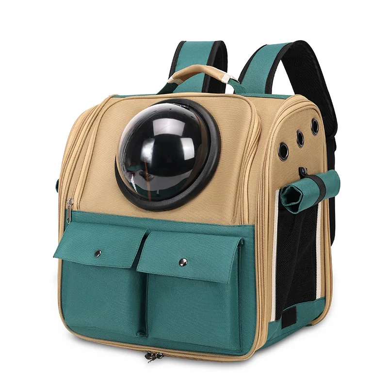 Mochila transportadora tipo cápsula espacial para perros y gatos - imagen 4