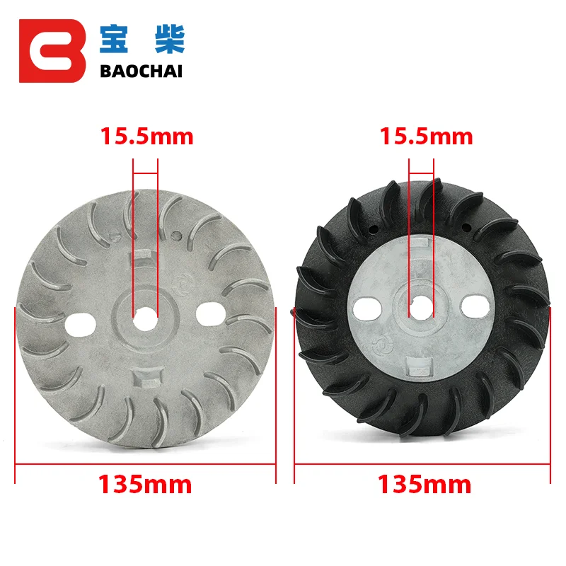 950 Gasoline Generator Aluminum Plastic Flywheel