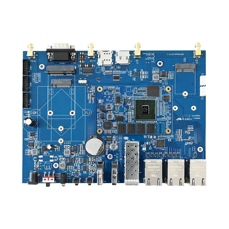 Placa de desarrollo de OK1043A-C3 serie LS1043, placa de Control Industrial, 5G, 10Gb, Gateway, USB3.0
