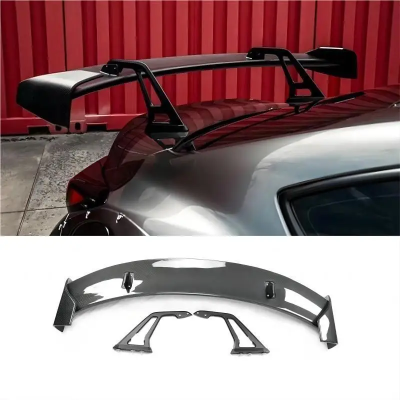 For GT86 Subaru BRZ BMW M2 M3 M4 Real Carbon Fiber Rear Spoiler Wing Car Rear Trunk Lip Spoiler Wing High Quality FRP A Style