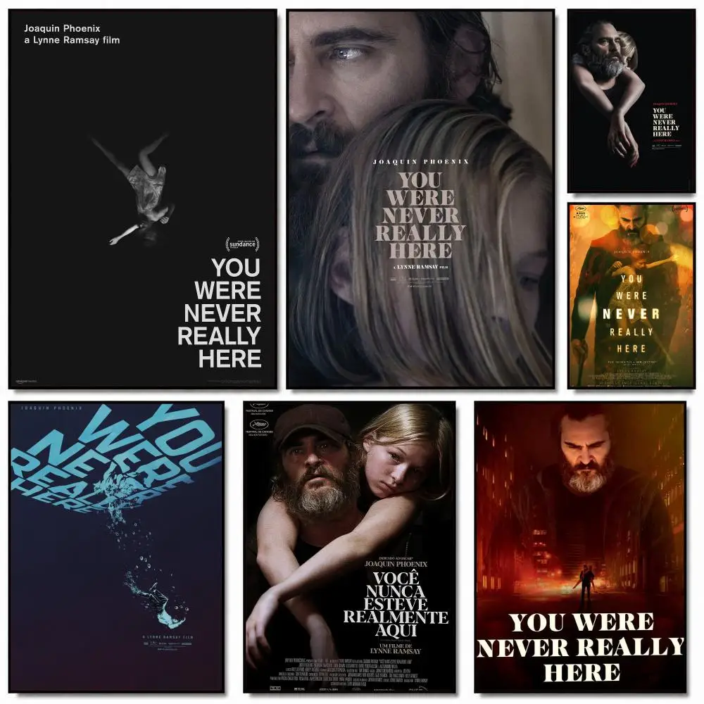 classic movie Y-You Were Never Really Here-E Painting Calligraphy Artwork for Home Bedroom Office Wall Decoration Gift