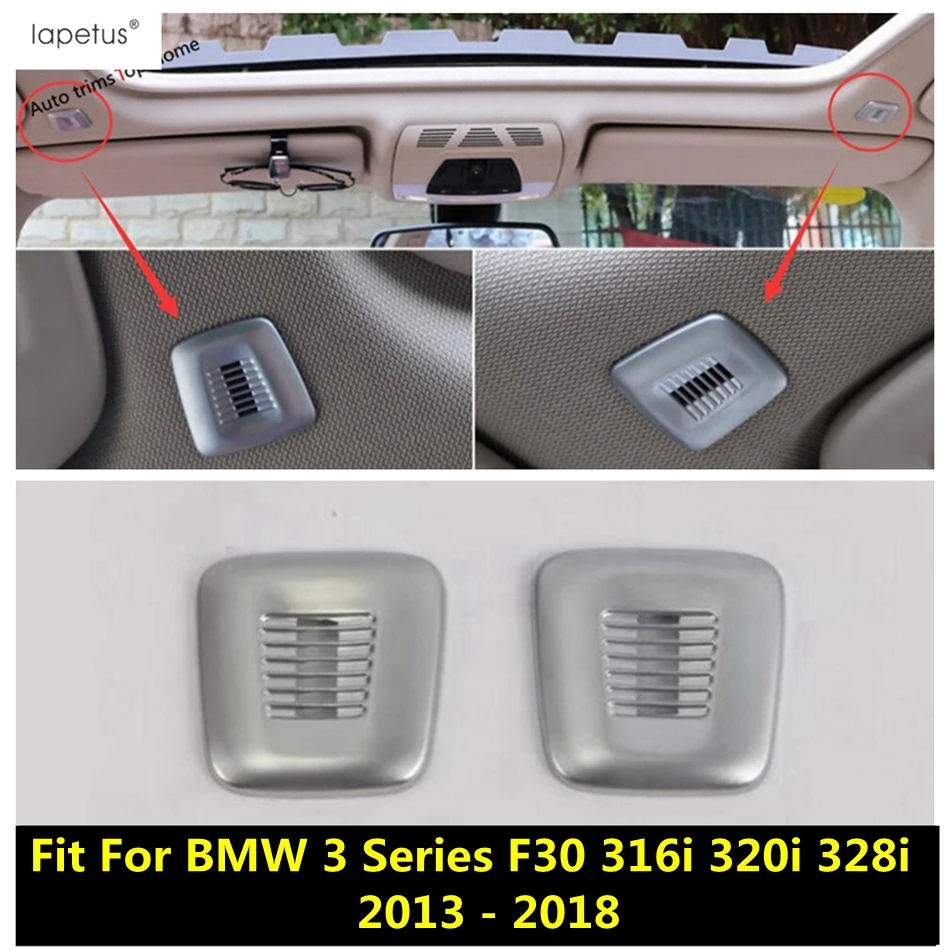 

2PCS Roof Dome Mic Microphone Frame Molding Cover Trim For BMW 3 Series F30 316i 320i 328i 2013 - 2018 Car Accessories Interior