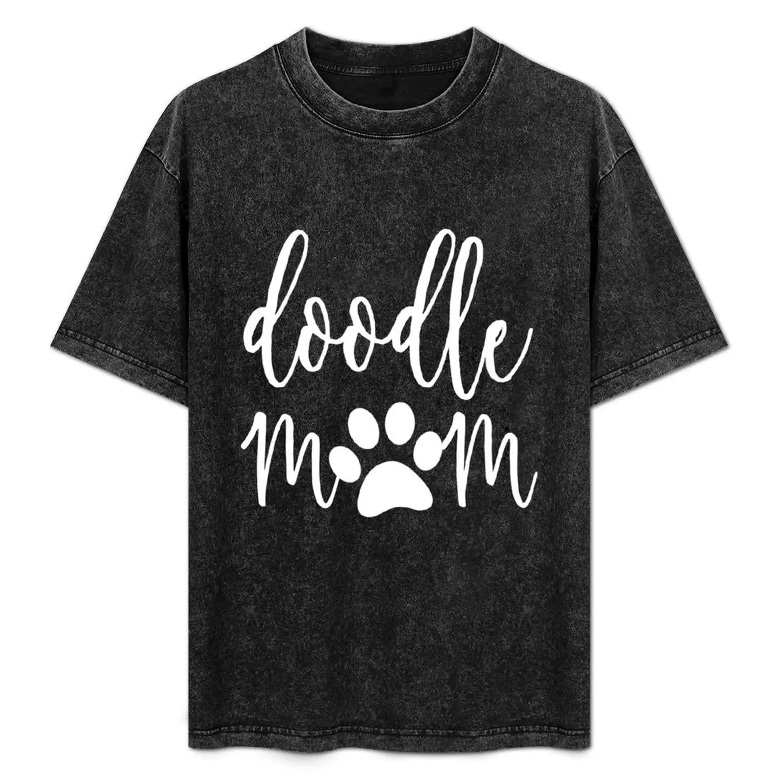 

doodle dog mom T-Shirt funny meme t-shirts rapper graphic tees summer top blacks mens fashion