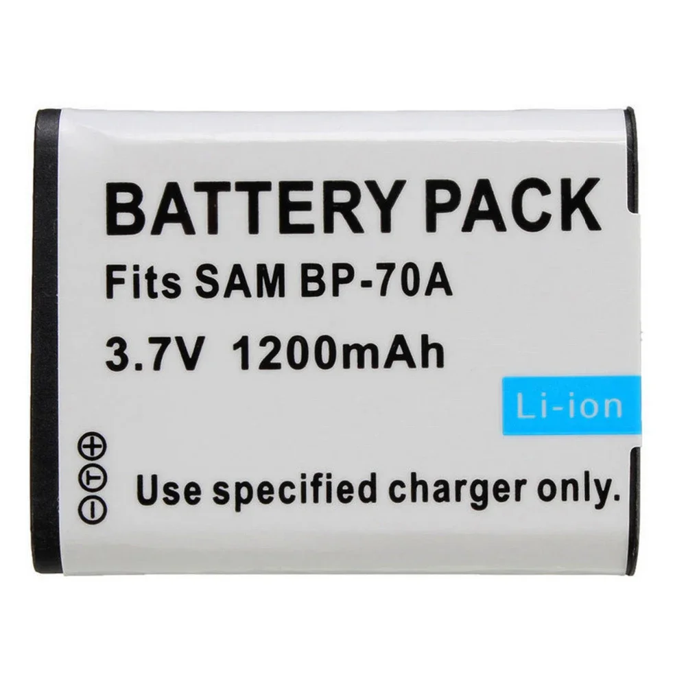 For Camera Battery BP-70A BP70A for SAMSUNG PL80 ES70 PL90 PL100 PL101 PL120 PL170 PL200 PL201 SL50 SL600 SL605 SL630