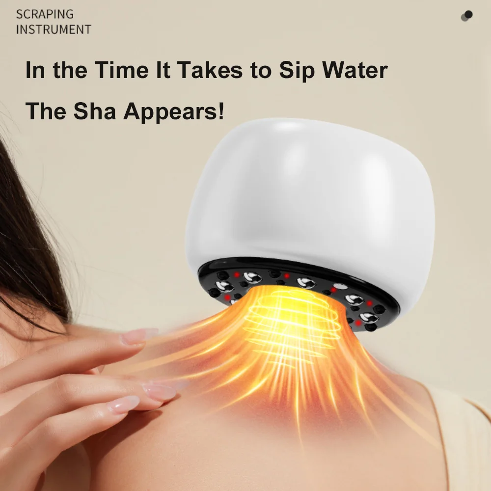 Electric Cupping Massager Vacuum Suction Cup Guasha Scraping Device Weight Loss Back Massager Slimming Fat Reducer Gua Sha Relax