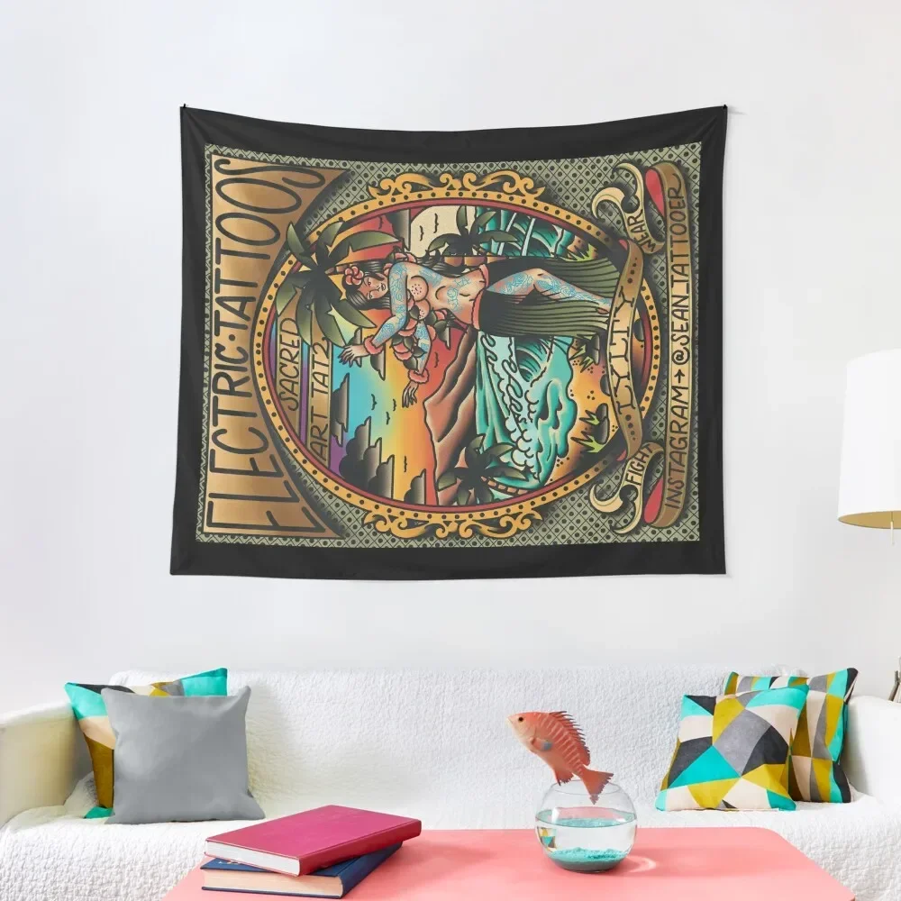 

Hawaii tattoo expo banner Tapestry Wallpaper Nordic Home Decor Home Decoration Tapestry