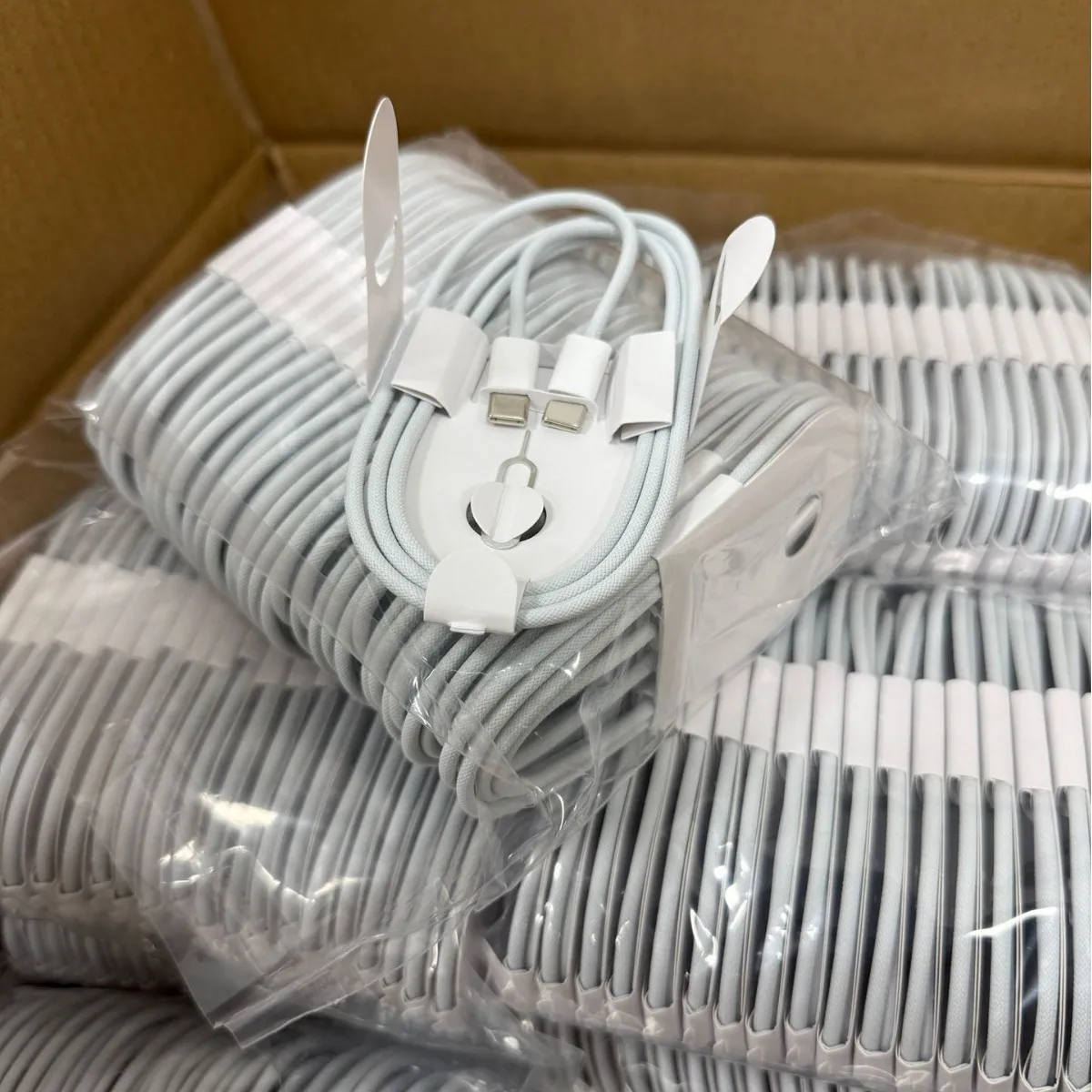 1-50 pezzi cavo di ricarica rapida originale PD 60W tipo C per Apple iPhone 13 14 12 11 17 Air 15 16 Pro Max Plus cavo di ricarica per tessitura