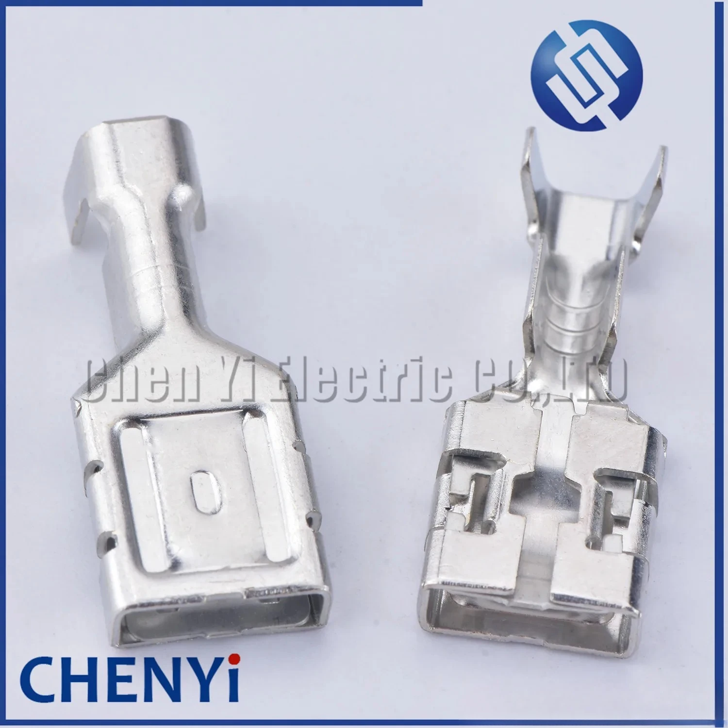 10/20 Pcs 9.5 mm Female Auto Crimping Wire Terminal Copper Splice Brass Pins G257 ST741394-3 7116-3250 7116-3250 DJ626-D9.5×1.2C