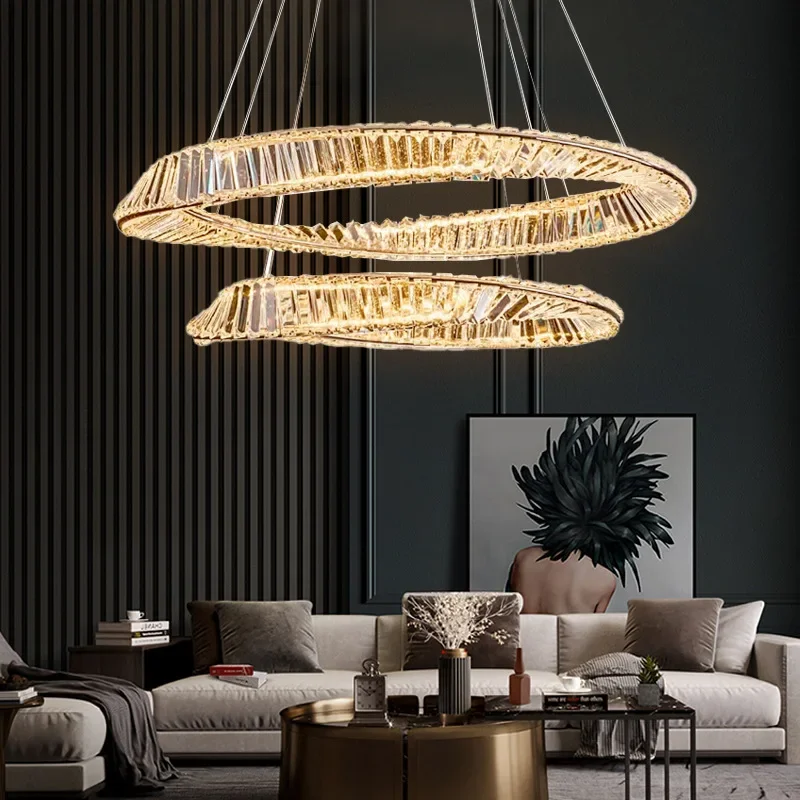 

Nordic Crystal Led Pendant Lights for Living Dining Room Coffee Tables Bedroom Kitchen Chandelier Home Decor Lusters Luminaires