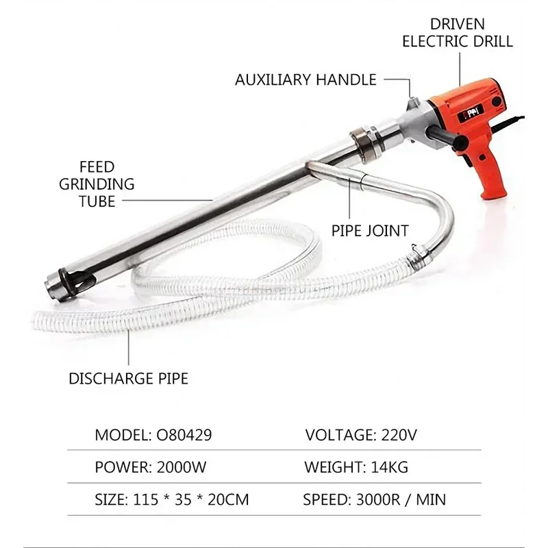

Cement Filling Gun Electric Grouting Equipment Waterproof And Leak Filling Grouting Machine Concrete Pouring Machine