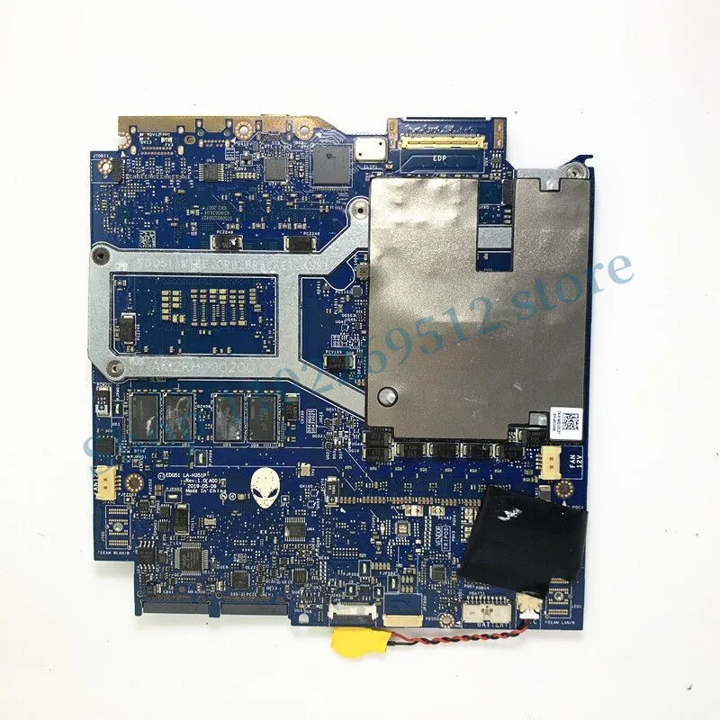 CN-0PY87P 0PY87P PY87P For DELL M15 R2 Laptop Motherboard LA-H351P N18E-G1-KD-A1 RTX2060 16GB W/ SRF6U I7-9750H CPU 100%Tested