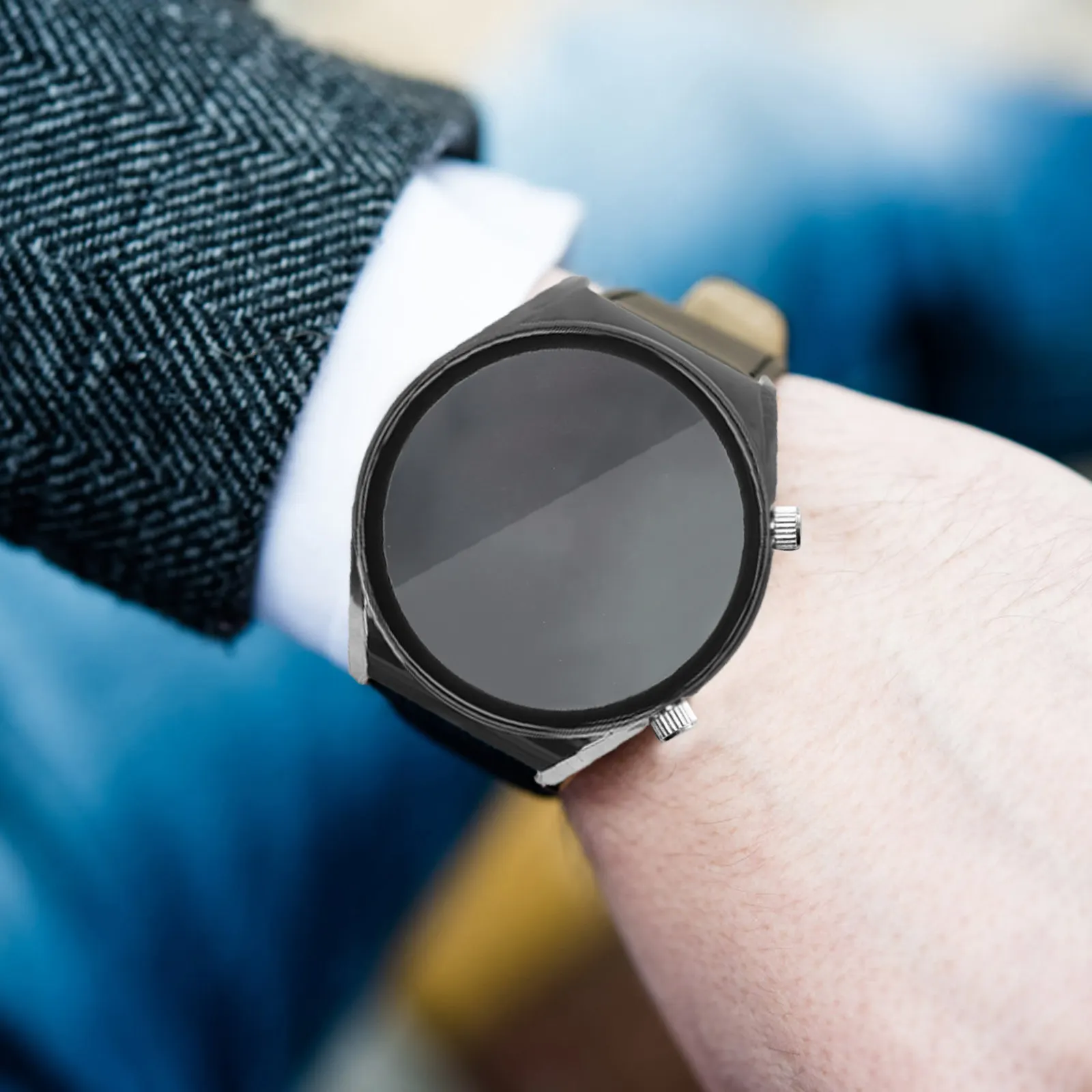 

Защитный чехол для часов с тонкой текстурой, модный дизайн, простая установка, чехол для часов для повседневного ношения, аксессуары для умных часов