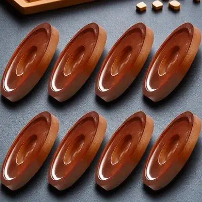 

8pcs Rotating Coaster Creative Spinning Cup Pads Wooden Materials Drink Coasters Round Glass Mats Whiskey Beer Longlasting
