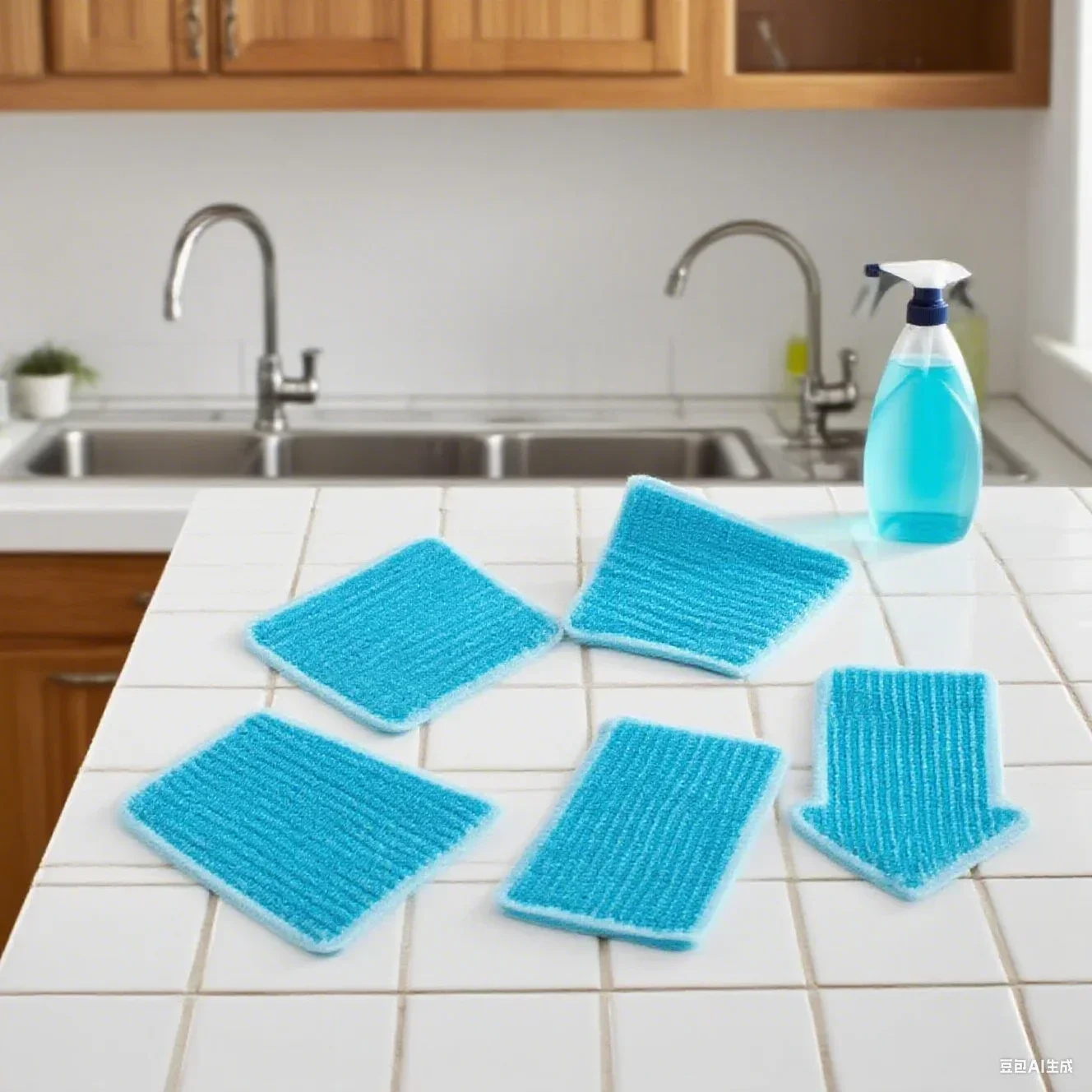 

4/10 Pack Mop Cloth Kit Compatible For-Vozascly R10 Robot Vacuum Cleaner Accessories With Mapping Washable Reusable Mop Cloth