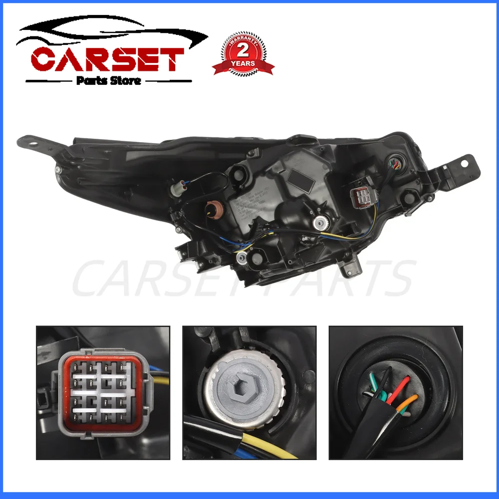 2PCS for 2024-2025 Subaru Impreza Crosstrek HeadLight Headlamp Assembly with AFS Adaptive Front Lighting System LED Lens Module