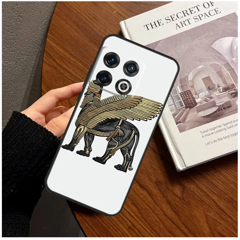 Lamassu Assyrian Winged Lion Case For OnePlus 12 12R 11 9 10 Pro 10R 10T OnePlus Nord CE4 2T N10 N20 CE 2 3 Lite Cover